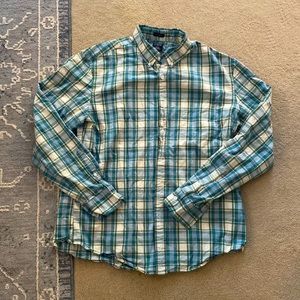 J Crew Factory mens button down shirt size XL